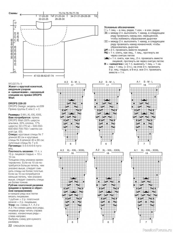 Вязаные модели в журнале «Creazion №3 2023»