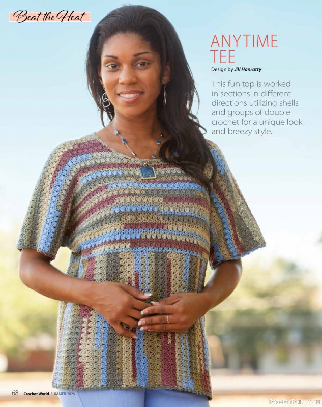 Вязаные проекты крючком в журнале &laquo;Crochet World - Summer 2026&raquo;