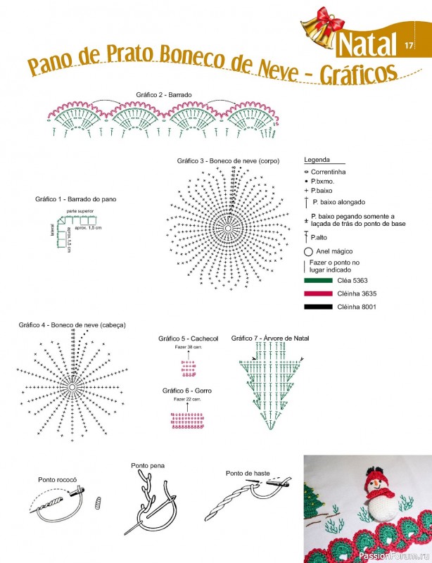 Вязаные проекты крючком в журнале «Ideias Criativas Artesanais - Natal 2023»