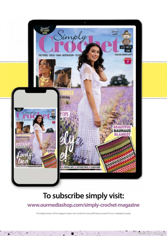 Вязаные проекты крючком в журнале «Simply Crochet №150 2024»