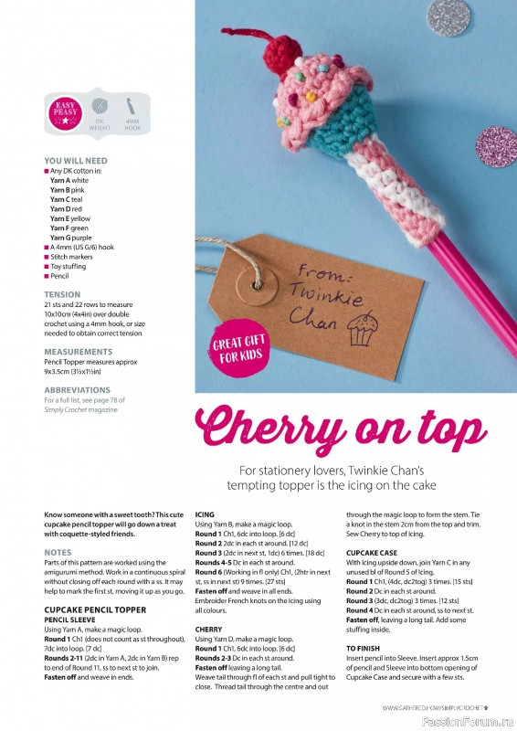 Вязаные проекты крючком в журнале «Simply Crochet №169 2025»