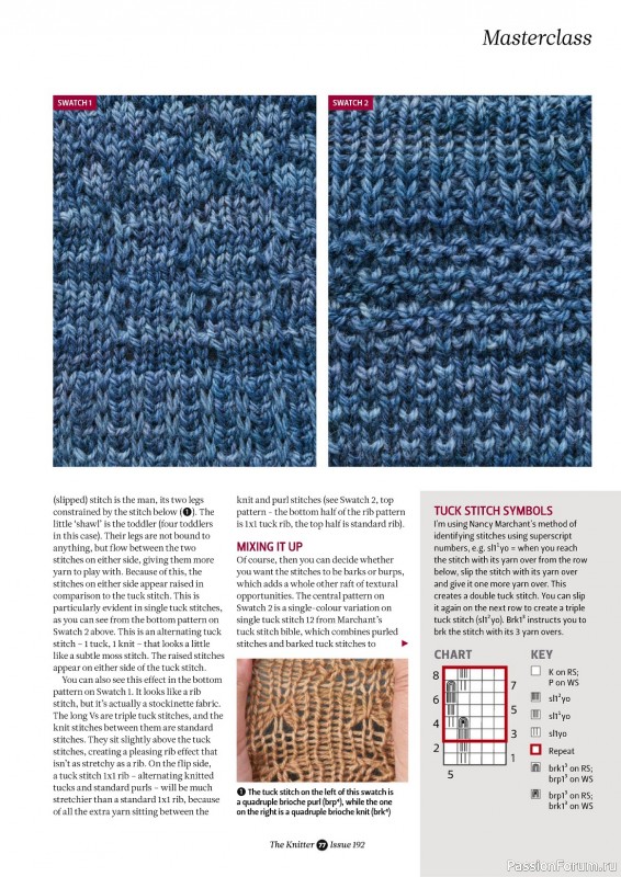 Вязаные проекты спицами в журнале «The Knitter №192 2023»