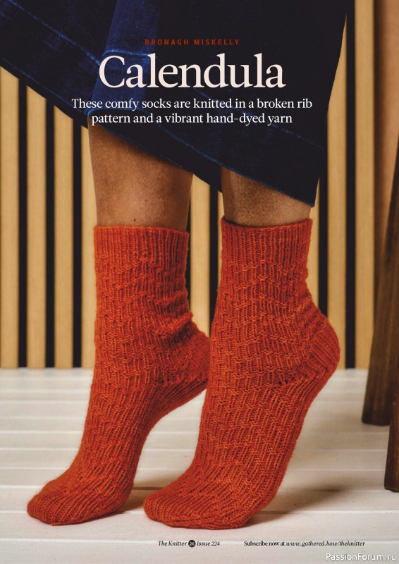 Вязаные проекты спицами в журнале «The Knitter №224 2026»