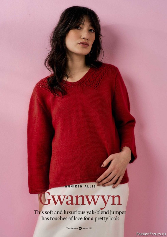 Вязаные проекты спицами в журнале &laquo;The Knitter №226 2026&raquo;