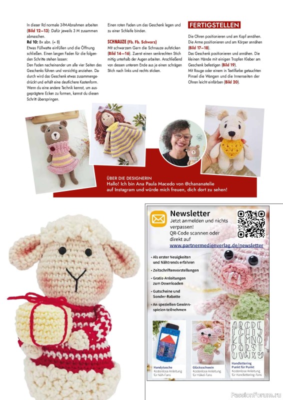 Вязаные проекты в журнале «Amigurumi Magazin №29 2026»
