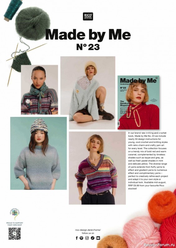 Вязаные проекты в журнале «Simply Knitting №280 2026»