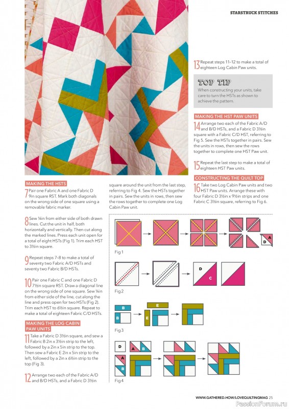 Коллекция проектов для рукодельниц в журнале &laquo;Love Patchwork & Quilting №163 2026&raquo;