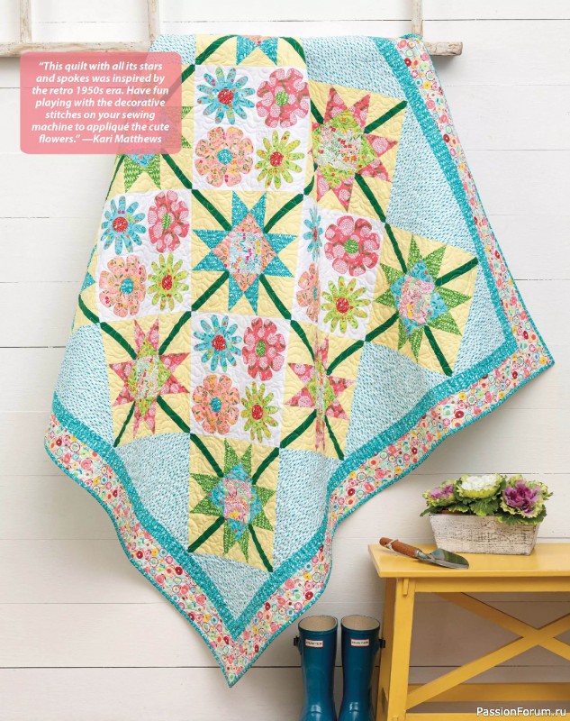 Коллекция проектов для рукодельниц в журнале «Quilter’s World - Summer 2025»