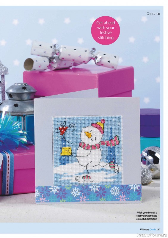 Коллекция вышивки в журнале «Ultimate CrossStitch – Cards 2026»
