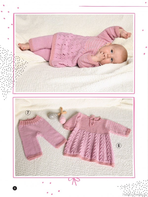 Вязаные модели для детей в журнале «Baby Maschenmode №67 2025»