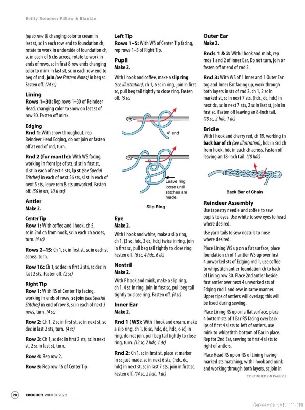 Вязаные модели крючком в журнале «Crochet! - Winter 2022»
