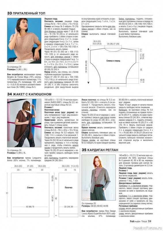 Вязаные модели в журнале «Main Tricot №3 2024»