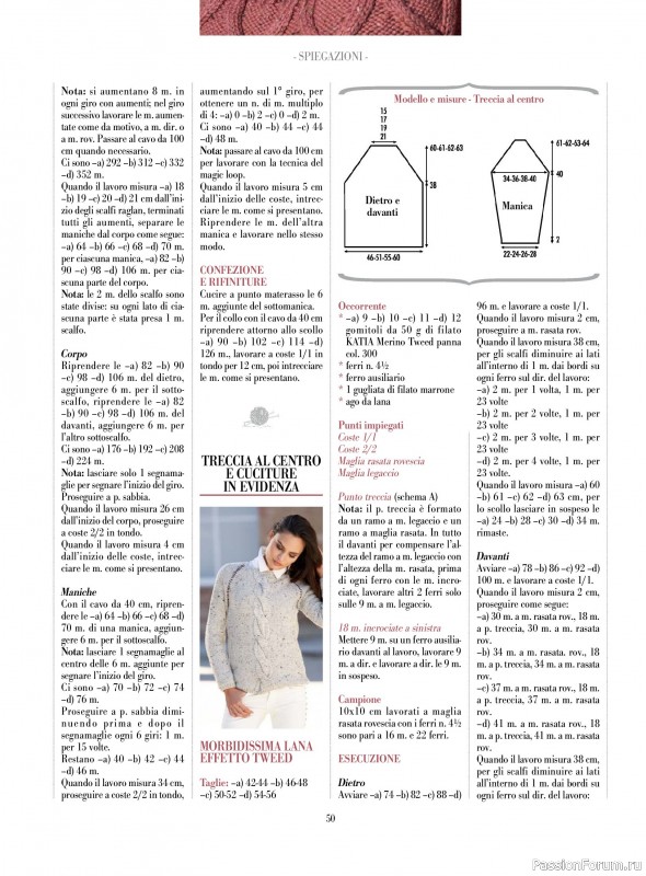 Вязаные модели в журнале «Piu Maglia №49 2025»