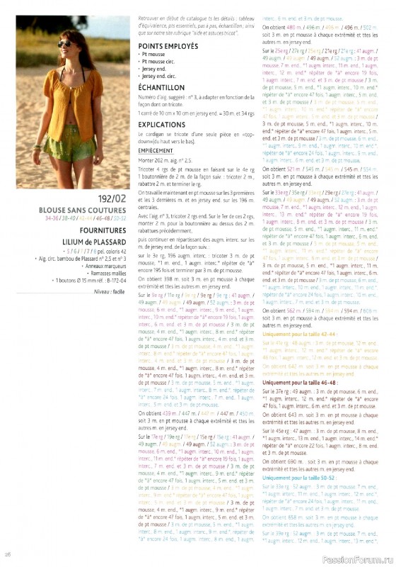 Вязаные модели в журнале &laquo;Plassard La Belle Laine №192 2025&raquo;