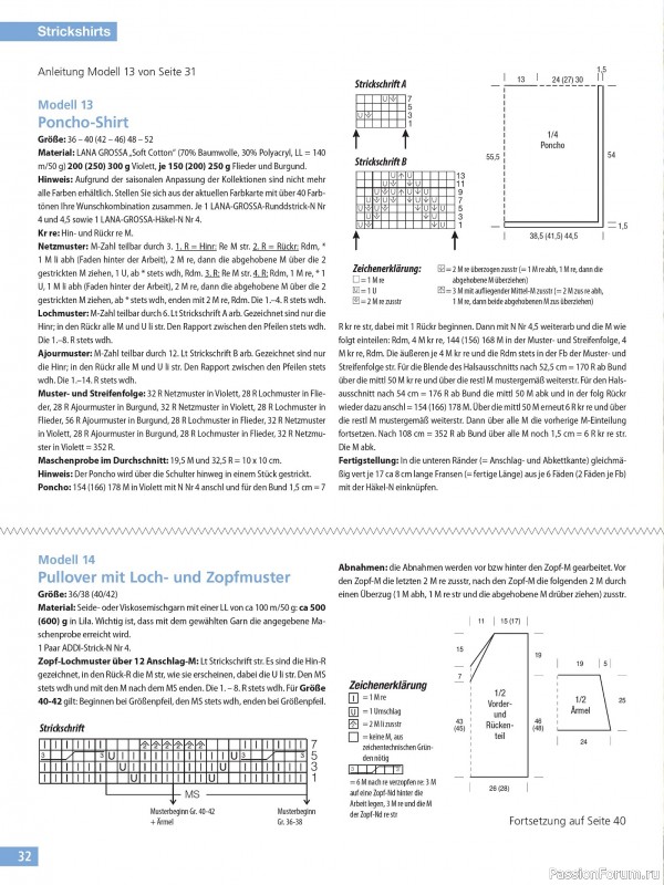 Вязаные проекты спицами в журнале &laquo;Hundert Seiten voller Ideen №2 2026&raquo;