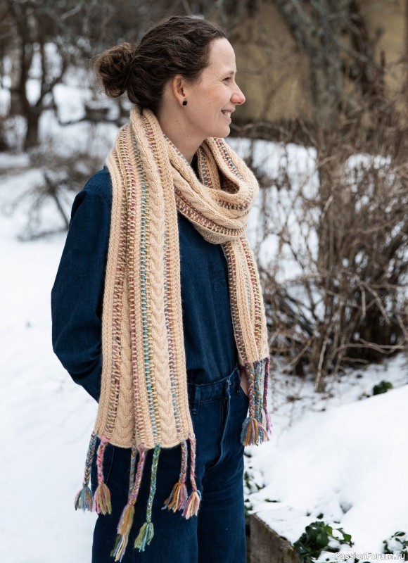 Вязаные проекты в книге «52 Weeks of Scrap Yarn»