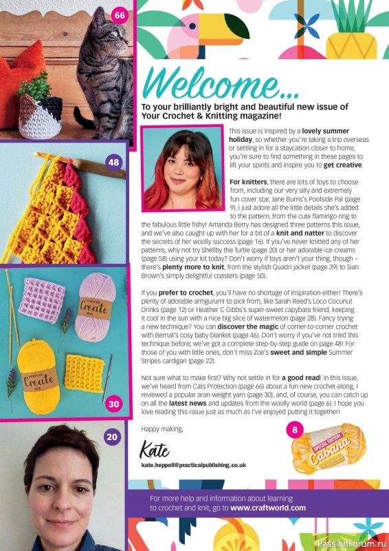 Вязаные проекты в журнале «Your Crochet & Knitting №65 2026»