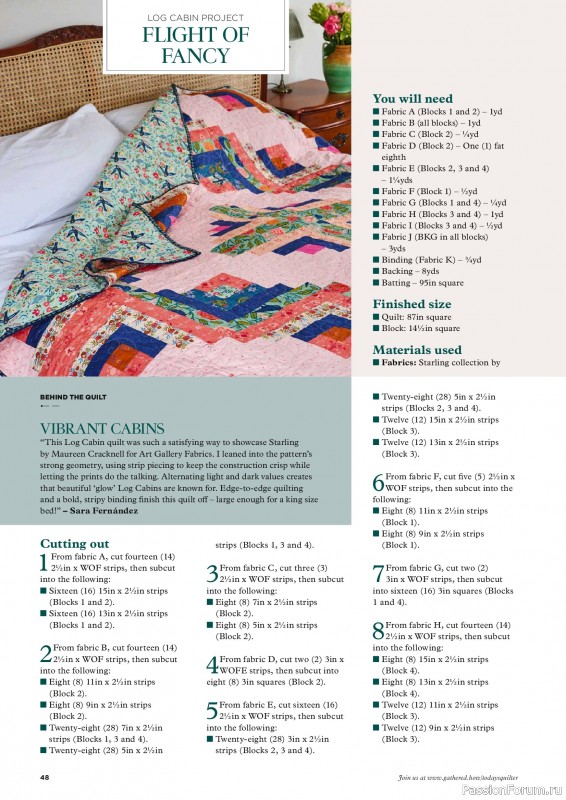 Коллекция проектов для рукодельниц в журнале &laquo;Todays Quilter №138 2026&raquo;