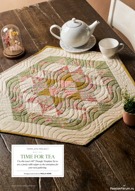 Коллекция проектов для рукодельниц в журнале «Todays Quilter №144 2026»
