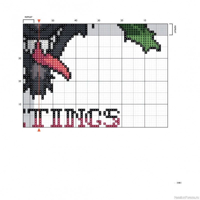 Коллекция вышивки в книге «Cross-Stitch for the Holidays»