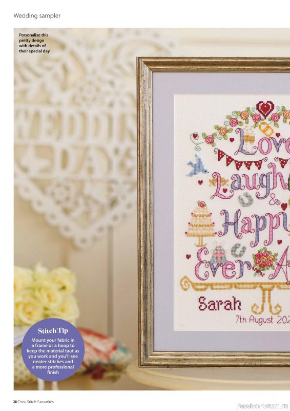 Коллекция вышивки в журнале «Cross Stitch Favourites - Celebrations 2024»