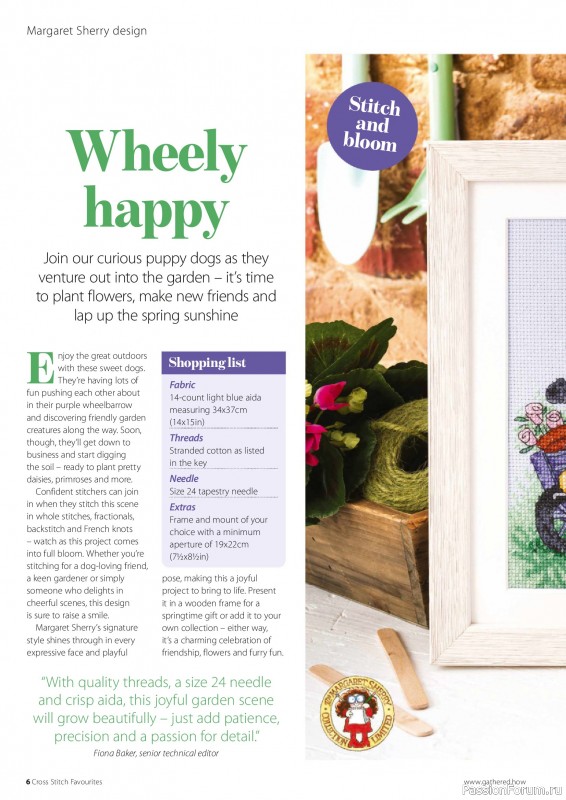 Коллекция вышивки в журнале &laquo;Cross Stitch Favourites - Spring 2025&raquo;