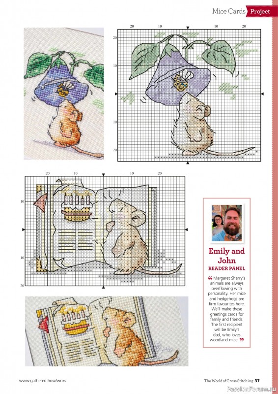 Коллекция вышивки в журнале &laquo;The World of Cross Stitching №370 2026&raquo;
