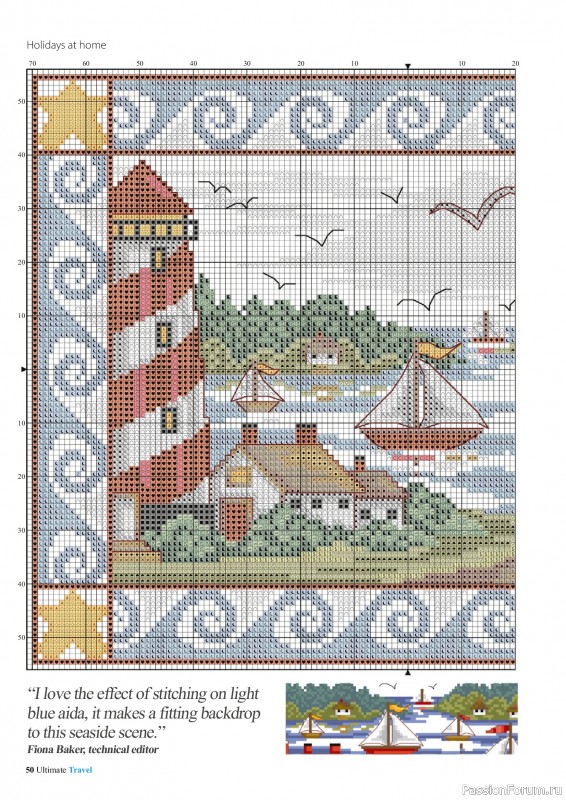 Коллекция вышивки в журнале &laquo;Ultimate Cross Stitch Travel 2026&raquo;