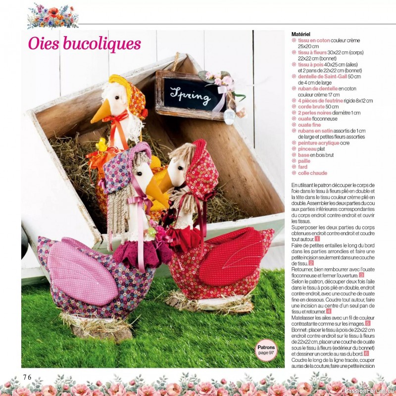 Вязаные проекты в журнале &laquo;Creer avec Hors-Serie - Mars/Avril/Mai 2026&raquo;