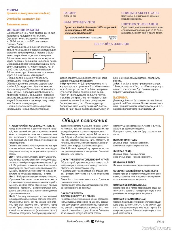 Вязаные модели в журнале «Knitting. Вязание №4 2025»