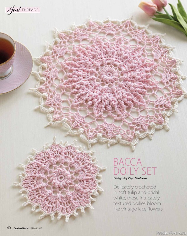 Вязаные проекты крючком в журнале &laquo;Crochet World - Spring 2026&raquo;