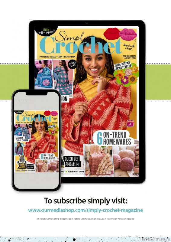 Вязаные проекты крючком в журнале &laquo;Simply Crochet №173 2026&raquo;
