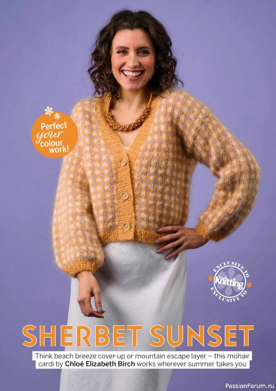 Вязаные проекты крючком в журнале «Simply Knitting №265 2025»