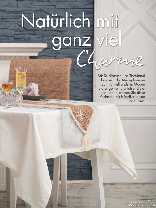 Коллекция проектов для рукодельниц в журнале «Anna Germany №1 2026»