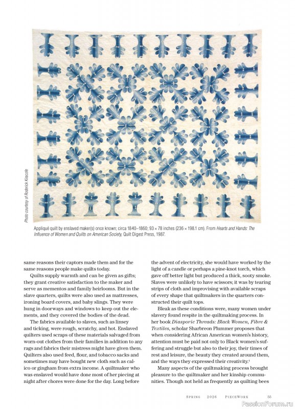 Коллекция проектов для рукодельниц в журнале &laquo;PieceWork - Spring 2025&raquo;