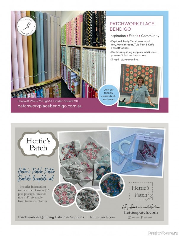 Коллекция проектов для рукодельниц в журнале «Quilters Companion №135 2025»