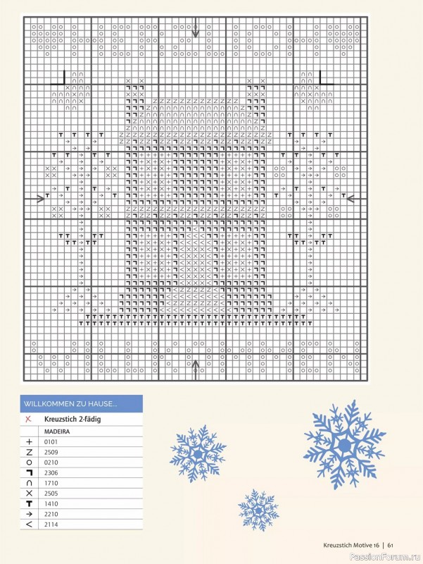 Коллекция вышивки крестиком в журнале «Kreuzstich Motive №16 2017»