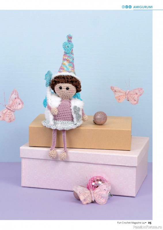 Вязаные проекты крючком в журнале «Fun Crochet Magazine №24 2025»