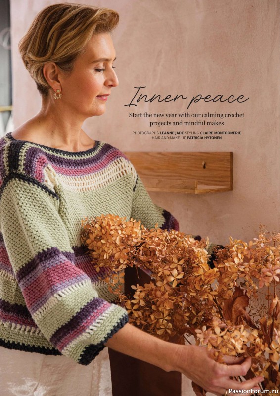 Вязаные проекты крючком в журнале &laquo;Inside Crochet №186 2026&raquo;