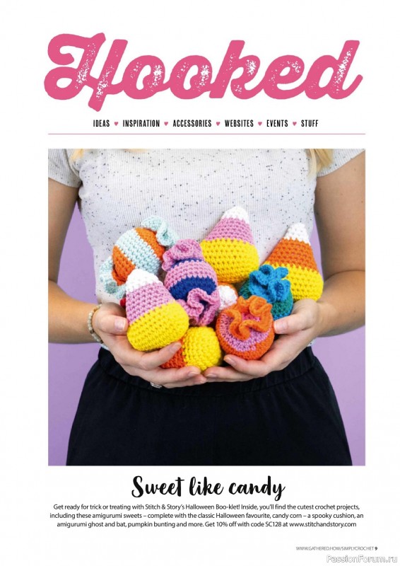 Вязаные проекты крючком в журнале «Simply Crochet №128 2022»