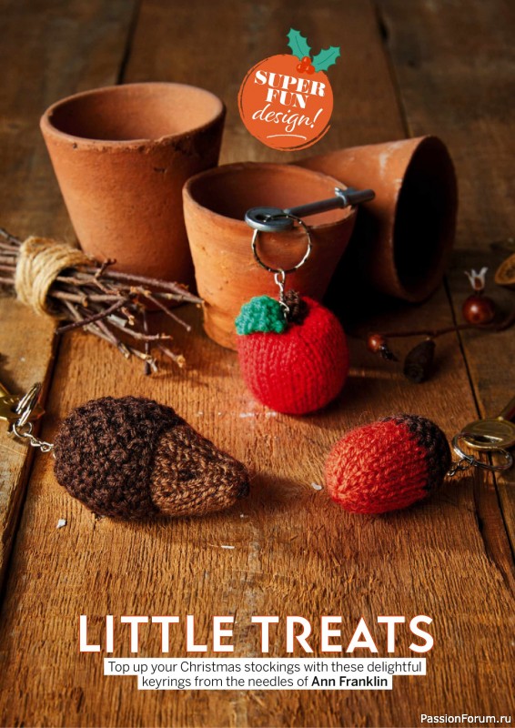 Вязаные проекты крючком в журнале «Simply Knitting - Your Knitted Christmas - 2025»