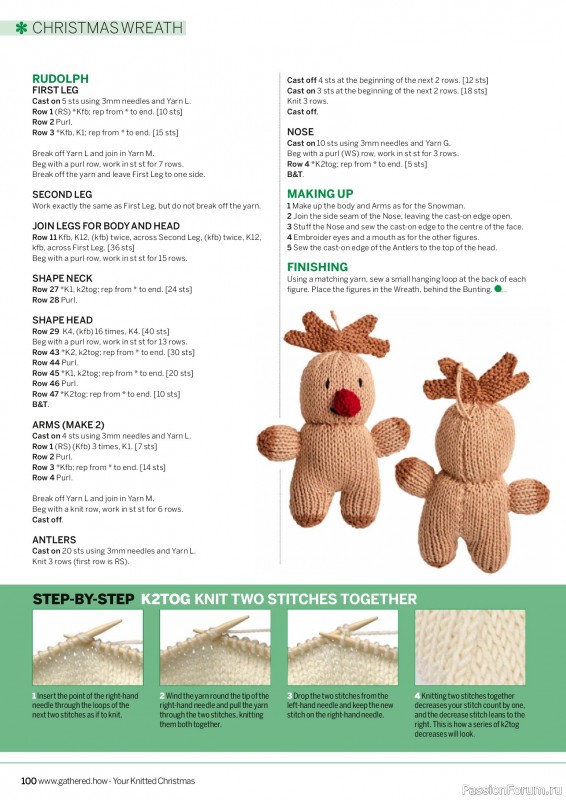Вязаные проекты крючком в журнале «Simply Knitting - Your Knitted Christmas - 2025»