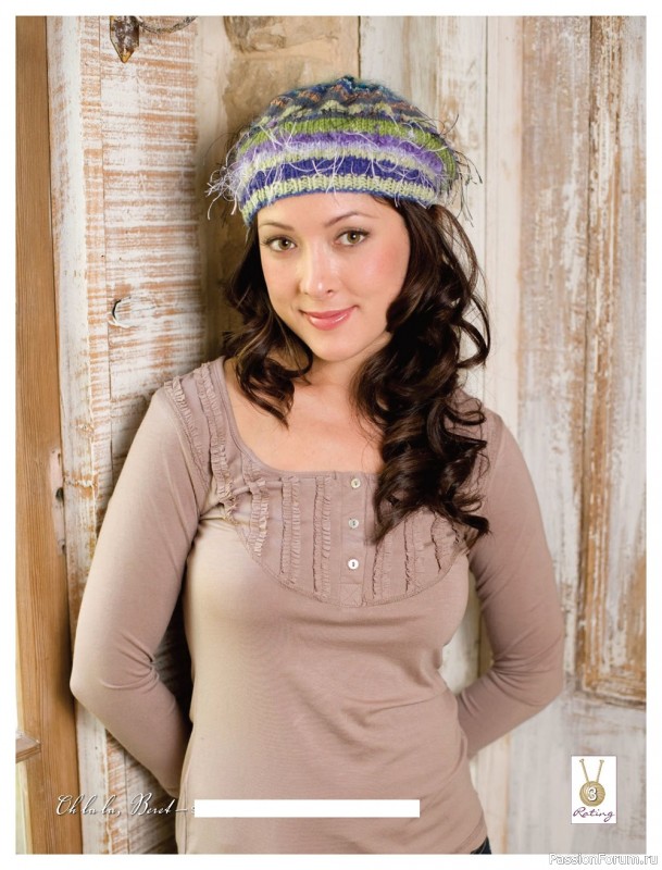 Вязаные проекты спицами в журнале «Beanies & Scarves №1 2022»