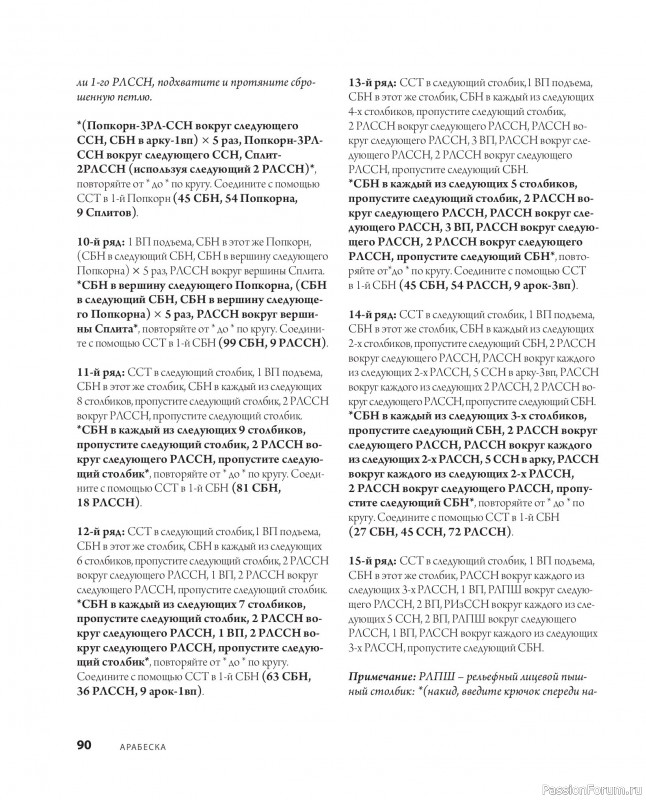 Вязаные проекты в книге &laquo;Ажурное вязание крючком&raquo;