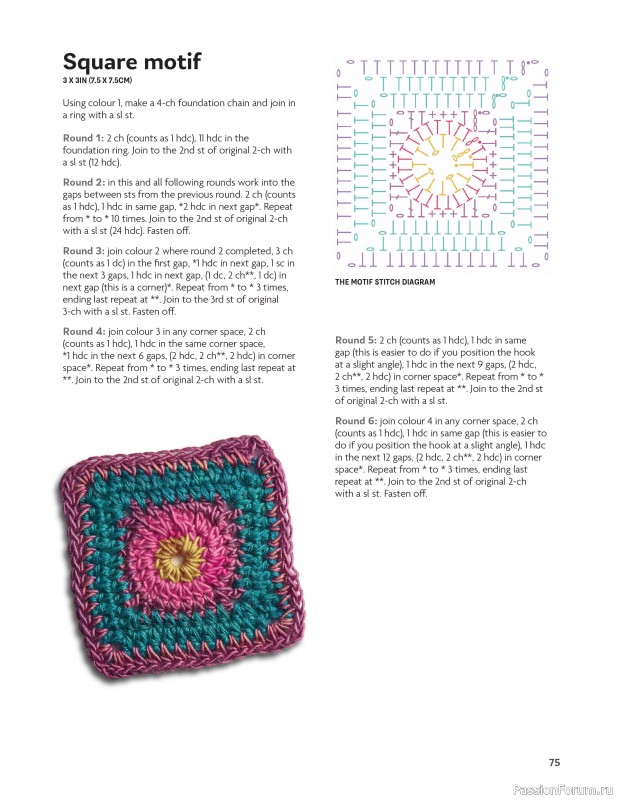 Вязаные проекты в книге «Block-by-Block Blankets and Afghans».
