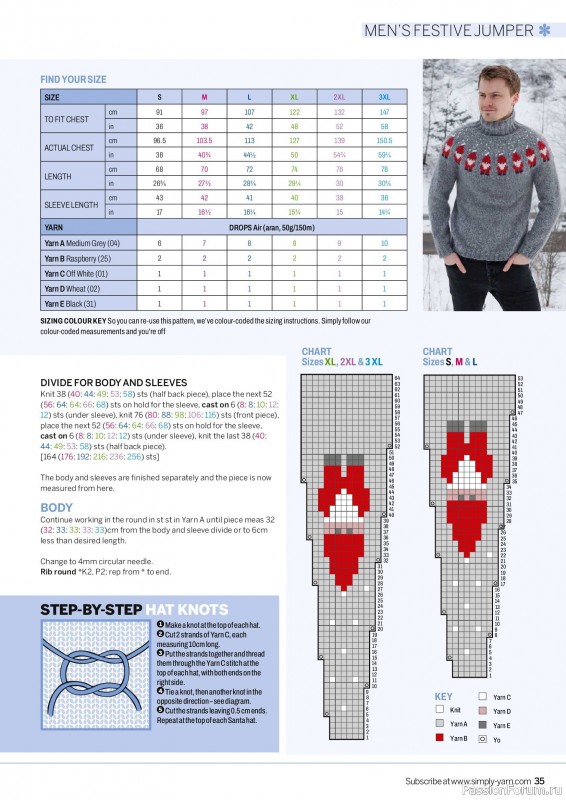 Вязаные проекты в журнале &laquo;Simply Knitting №282 2026&raquo;