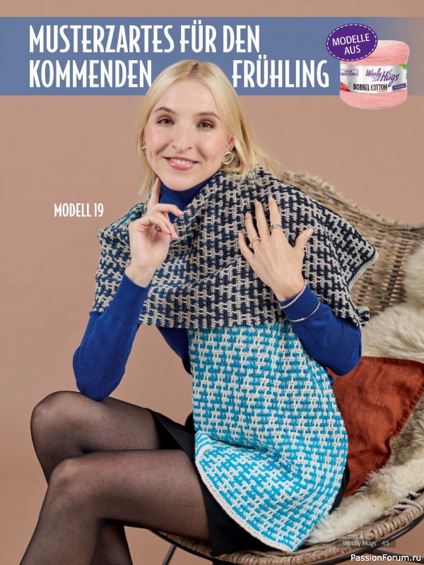 Вязаные проекты в журнале &laquo;Woolly Hugs Maschenwelt №1 2026&raquo;