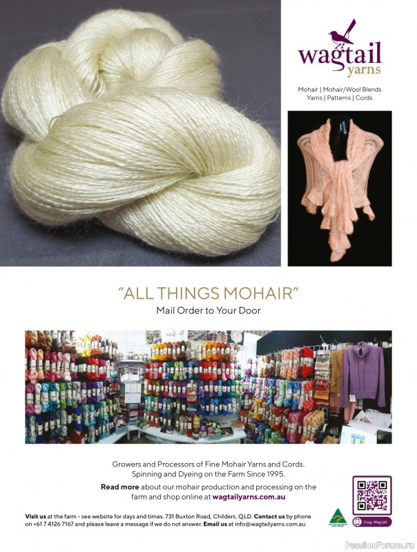 Коллекция проектов для рукодельниц в журнале «Australian Homespun №228 2025»