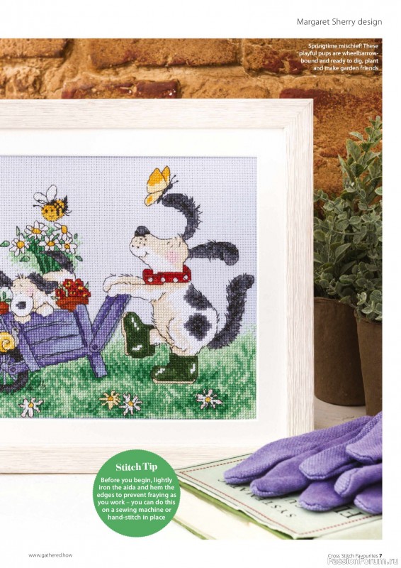 Коллекция вышивки в журнале &laquo;Cross Stitch Favourites - Spring 2025&raquo;