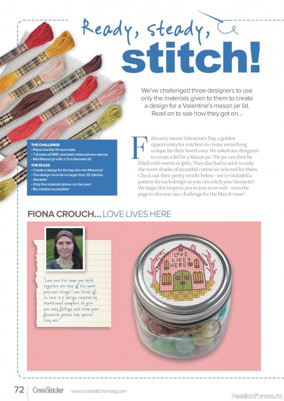 Коллекция вышивки в журнале «CrossStitcher №431 2026»